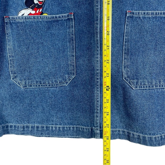 Vintage Disney Mickey Mouse Denim Skirt Overalls Jerry Leigh Sz M Minnie Mouse - Picture 13 of 13
